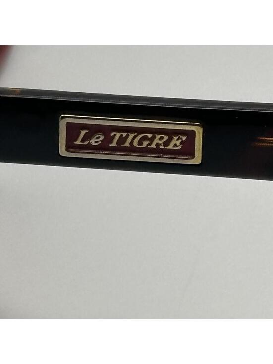 Le TIGRE Rectangular Tortoiseshell Sunglasses Burgundy Arms main image 8